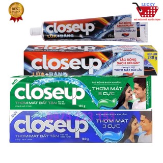 Kem Đánh Răng Close Up 180g  thơm mát bất tận hương bạc hà
