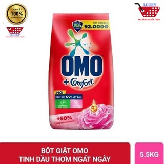 Bột giặt Omo  Comfort 5,3kg Tinh Dầu Thơm Ngất Ngây