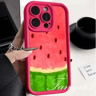 Ốp Điện Thoại tpu Mềm Họa Tiết Dưa Hấu Cho iphone 15 14 13 12 11 pro max x xr xs max 8 7 6s plus se 2020