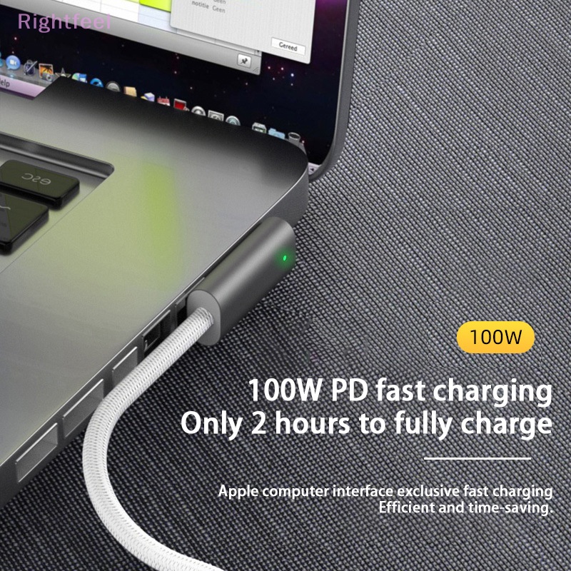 Dây Cáp Sạc Nhanh 1.8m 100w usb type-c Sang magsafe 1 2 Phích Cắm Cho laptop Mới