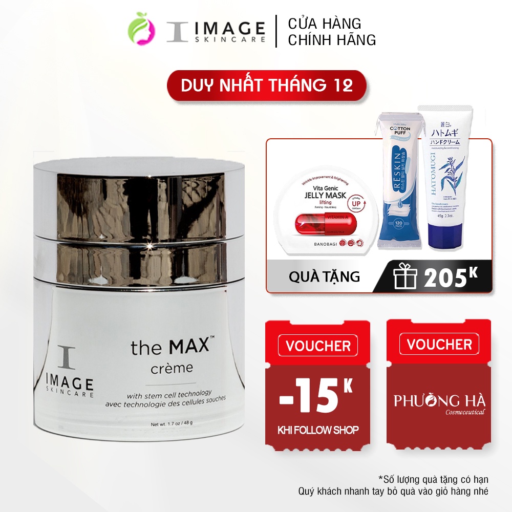 Kem dưỡng chống lão hóa, giúp trẻ hóa làn da Image Skincare The MAX Stem Cell Creme 48g