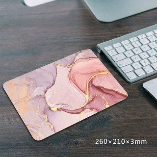 Colorful Marble Printed Gaming Mouse Pad[21CM*26CM]Exquisite Pattern Small Office Game Mouse Pad ZKEL