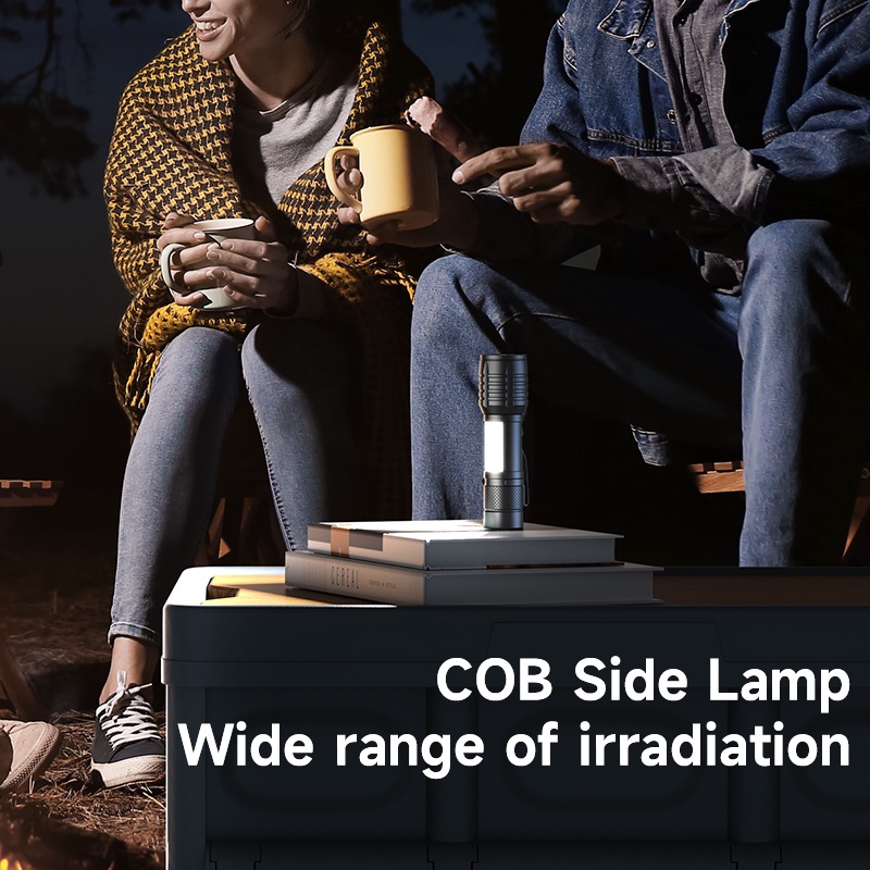 Đèn Pin Sạc Được Chống Nước Có Thể Sạc Lại Và Phóng To Cho Xe Đạp