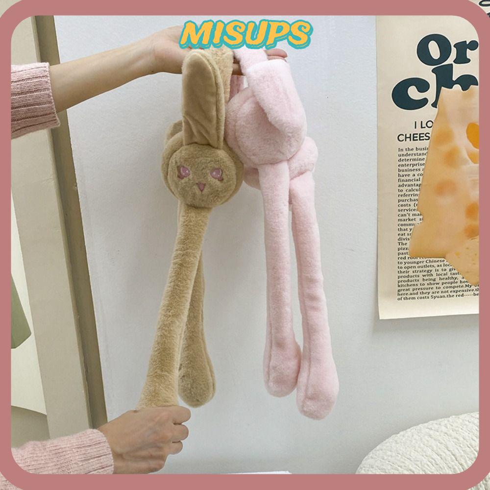 Missups Tai Nghe Chụp Tai Thỏ Bông Giữ Ấm Tai Di Chuyển Dễ Thương