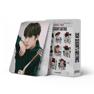 55pcs/box ateez lomo cards album 2024 season's greetings the world ep.fin will photocards kpop postcards on sale jy