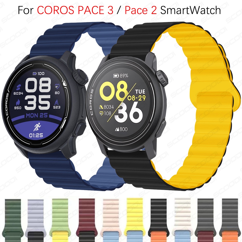 Dây đeo vòng từ tính bằng silicon cho COROS Pace 4 / COROS PACE 3 2 / Coros Pace Pro Vòng đeo tay đồ