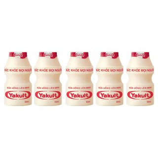 HÀNG CHÍNH HÃNG - Combo 2 lốc sữa uống lên men Yakul lốc 5 chai