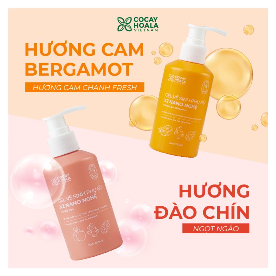 Dung Dịch Vệ Sinh Phụ Nữ X2 Nano Nghệ Cỏ Cây Hoa Lá 150ml Shopbethienkim