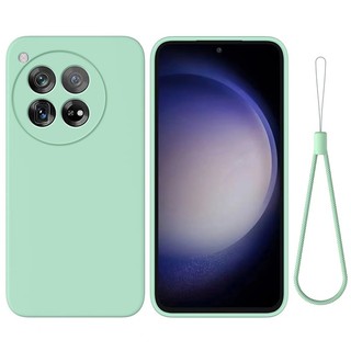 Dành Cho OnePlus 12 Ốp Lưng ELVEV Chống Sốc Bao Gồm Tất Cả Thân Thiện Với Da Vỏ Điện Thoại Silicon Lỏng Mềm Có Dây Buộc