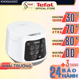 Nồi cơm điện tử 1 lít Tefal 600W Chính hãng, Bảo hành 2 năm, lòng nồi niêu chống dính RK730168 - SSHOP OFFICIAL