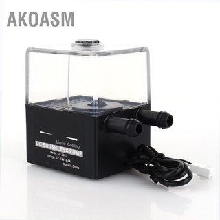 AKOASM Sc-300t 12V Dc Máy Bơm Nước Siêu Êm & Bình Cho Tính Cpu Làm Mát Bằng Chất Lỏng