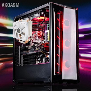 AKOASM 9CM Tản Nhiệt CPU 2 Ống Dẫn Tháp Đôi Máy Tính Quạt Làm Mát Cho Intel 775 1150 1151 1155 1156 1200 1700 1356 1366