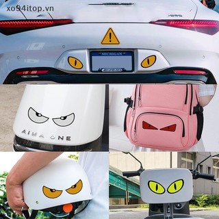 Miếng dán trang trí xe hơi hình đôi mắt phản quang độc đáo