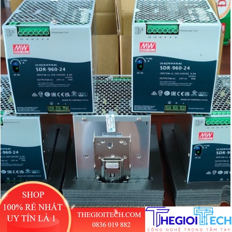 Bộ Nguồn Cày Ray Nguồn Meanwell SDR-480-24  Hàng Tháo Máy
