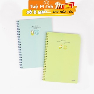 Vở B5 80 trang Dot grid Ruột chấm MS 577 [Chọn Màu] bìa nhựa lò xo kép VPPTUEMINH, sổ Klong