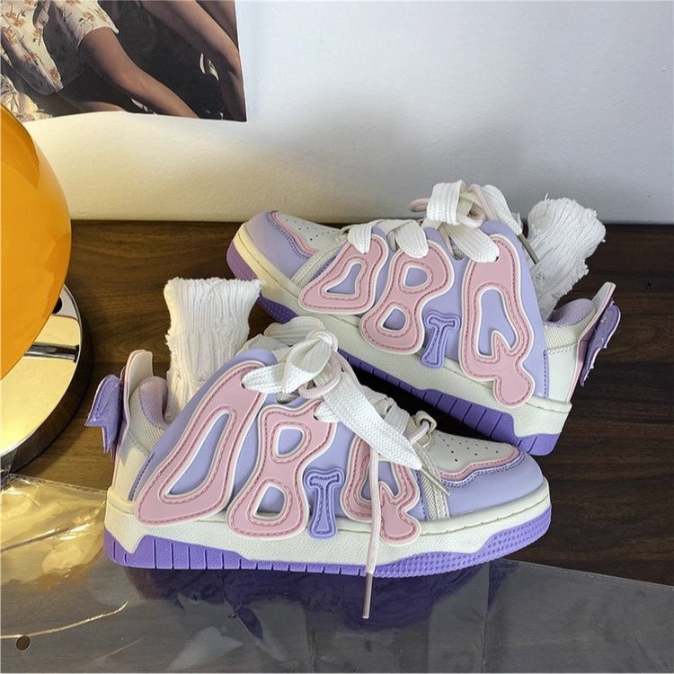 C＆S  Giày thể thao giày nữ giày bánh mì nữ đế cao 2023 Siêu Mềm Xinh Xắn FYD23904UW 36Z230906