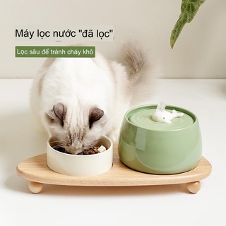 Máy Lọc Nước Uống Tự Động Bằng Gốm Cho Thú Cưng