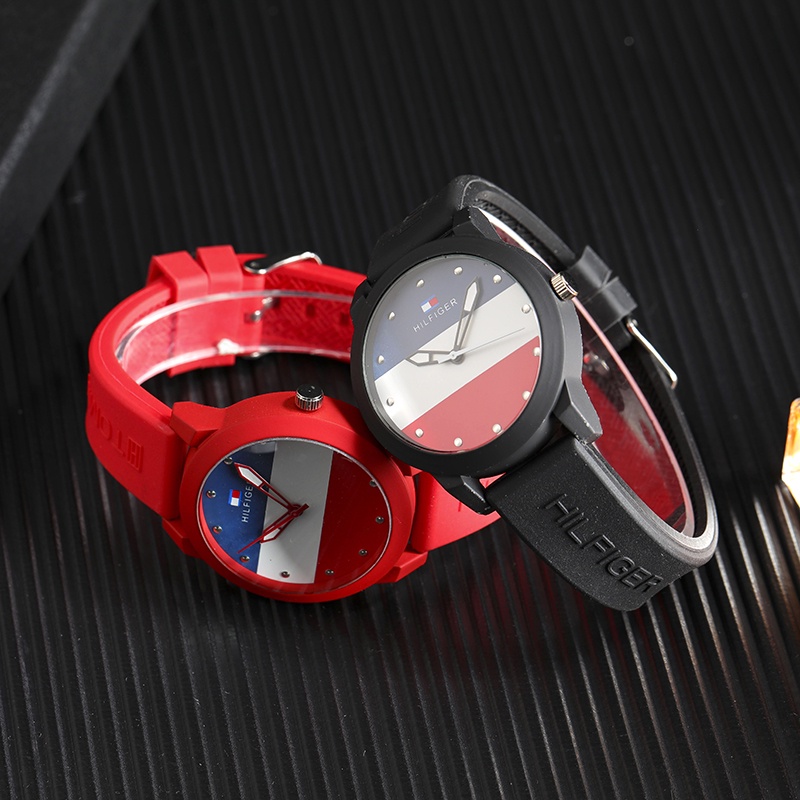 Đồng Hồ quartz Nam Dây silicone Chống Thấm Nước