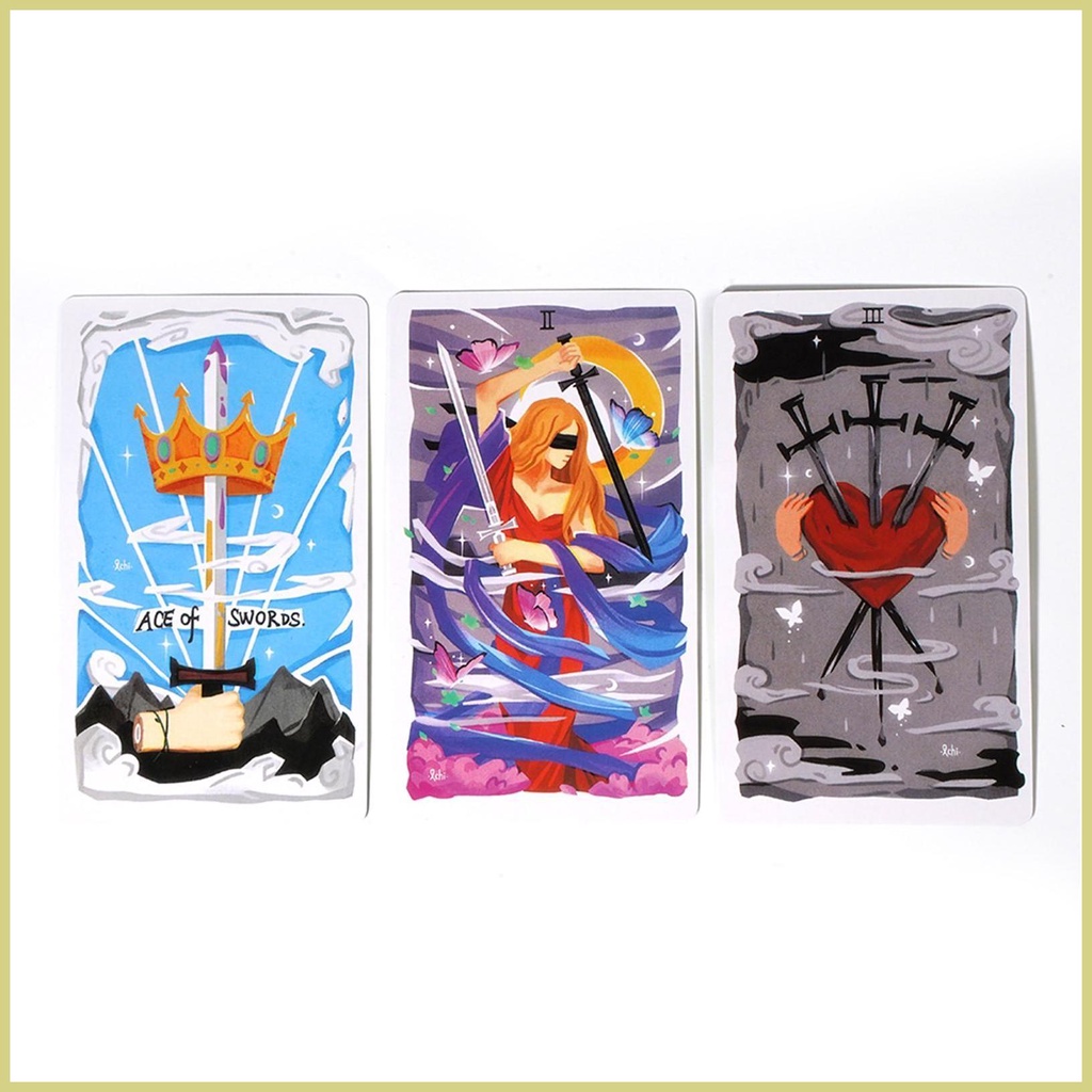 Bộ Bài tarot 78 Thẻ Bài tarot Tiểu Thuyết Ảo Thuật aseavn