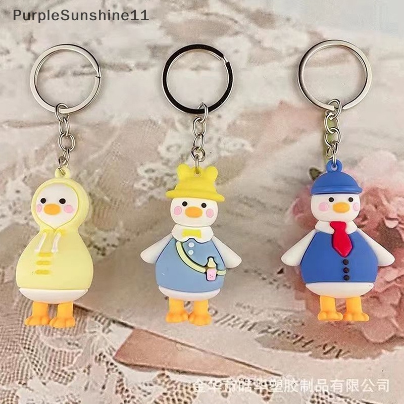 Móc Khóa Cao Su Mềm Hình Vịt Sáng Tạo Dễ Thương Thời Trang Mới Năm 2023 n