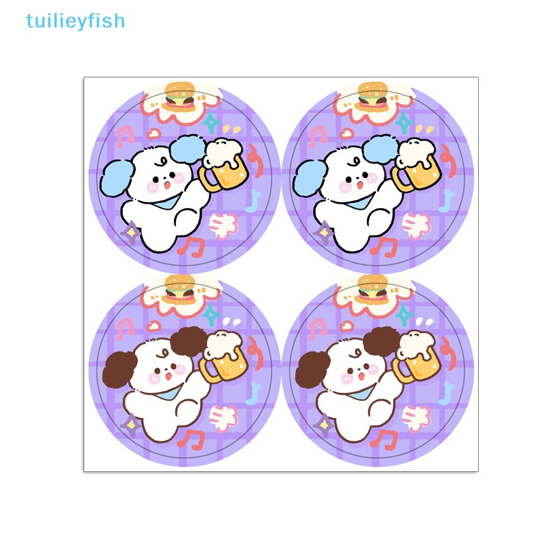 1 Cuộn Nhãn Dán Niêm Phong Bao Thư In Hình Chú Voi Hoạt Hình Dễ Thương diy