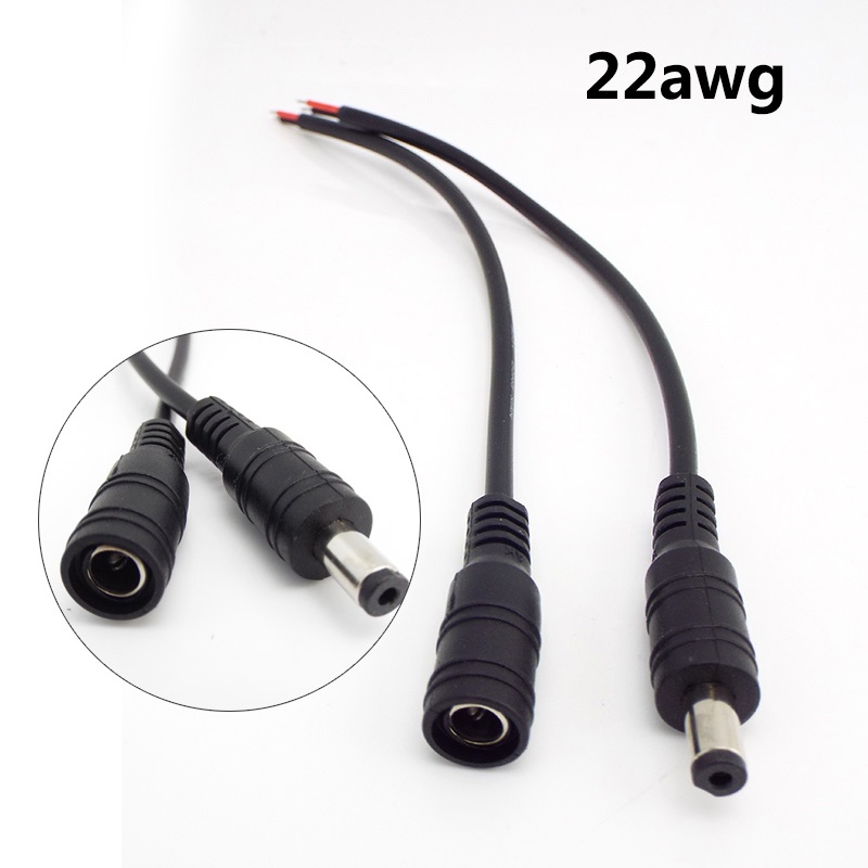 Dây Cáp Nối Nguồn 16 / 18 / 20 / 22awg 7a 10a dc 5.5x2.1mm vnh2