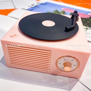 Loa bluetooth giả lập đĩa than xoay cố phong cách Retro X10 vintage cổ điển - Sapo Decor 125