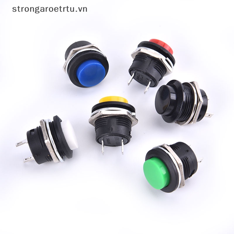 Công Tắc Nhấn Chống Nước 16mm 12v-24v Cho Đèn led Xe Hơi
