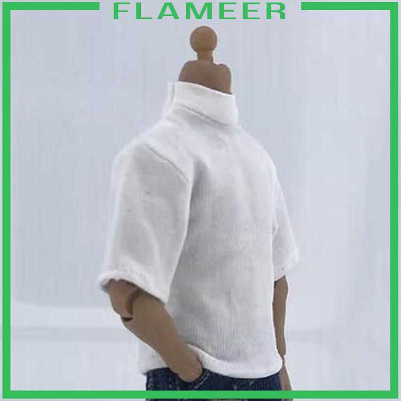 Áo Thun Tay Ngắn mini Cho Búp Bê 6 inch Tỉ Lệ 1: 12