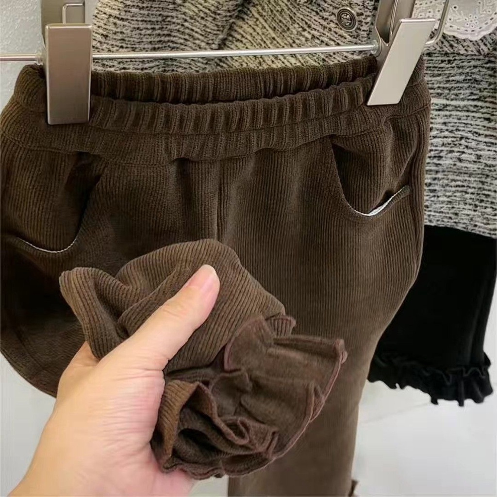 Quần Dài Ống Loe Phong Cách Hàn Quốc Thời Trang Xuân Thu Hàng Mới 2023 Dành Cho Bé Gái