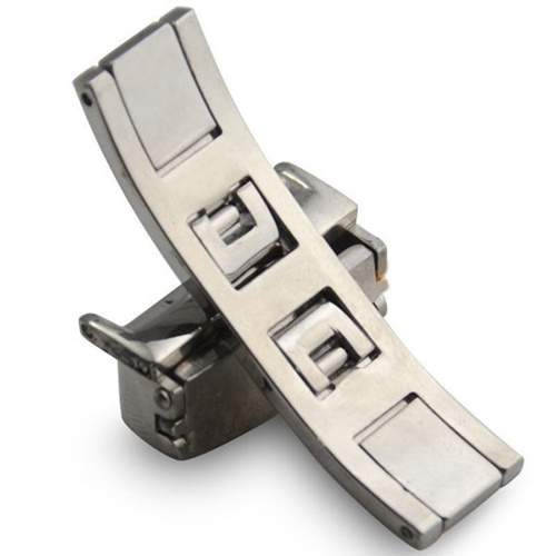 Dây Đồng Hồ Bằng Thép Không Gỉ Dạng Cong Mua M2 16 / 18 / 20mm