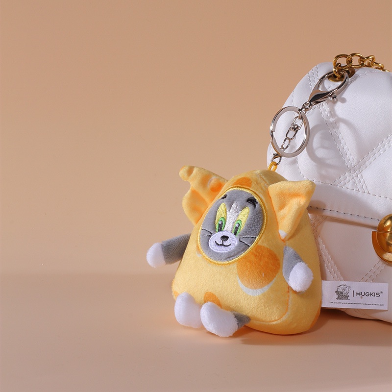 Móc Khóa Hình tom Và jerry Nhồi Bông Sáng Tạo