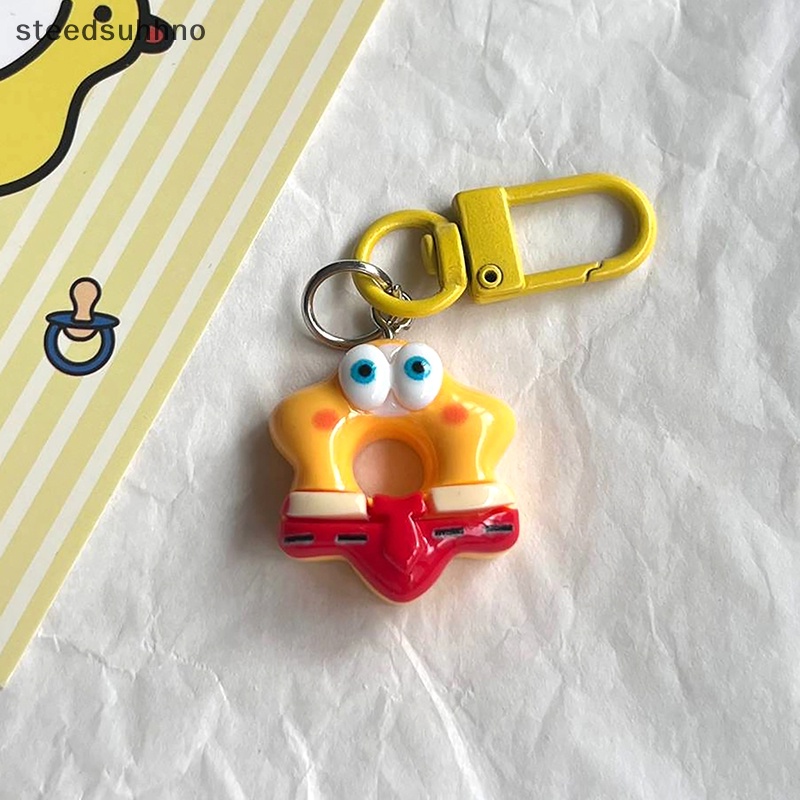 Móc Khóa Hình spongebob Dễ Thương Dùng Trang Trí Túi Xách / Balo hhno