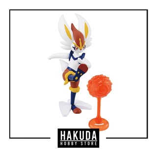 Mô hình Pokemon Plamo Collection 50 Cinderace - Chính hãng Bandai Nhật Bản