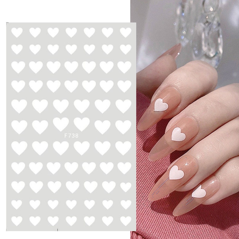 Miếng Dán Trang Trí Móng Tay 3d diy Hình Hoa Bướm Lấp Lánh