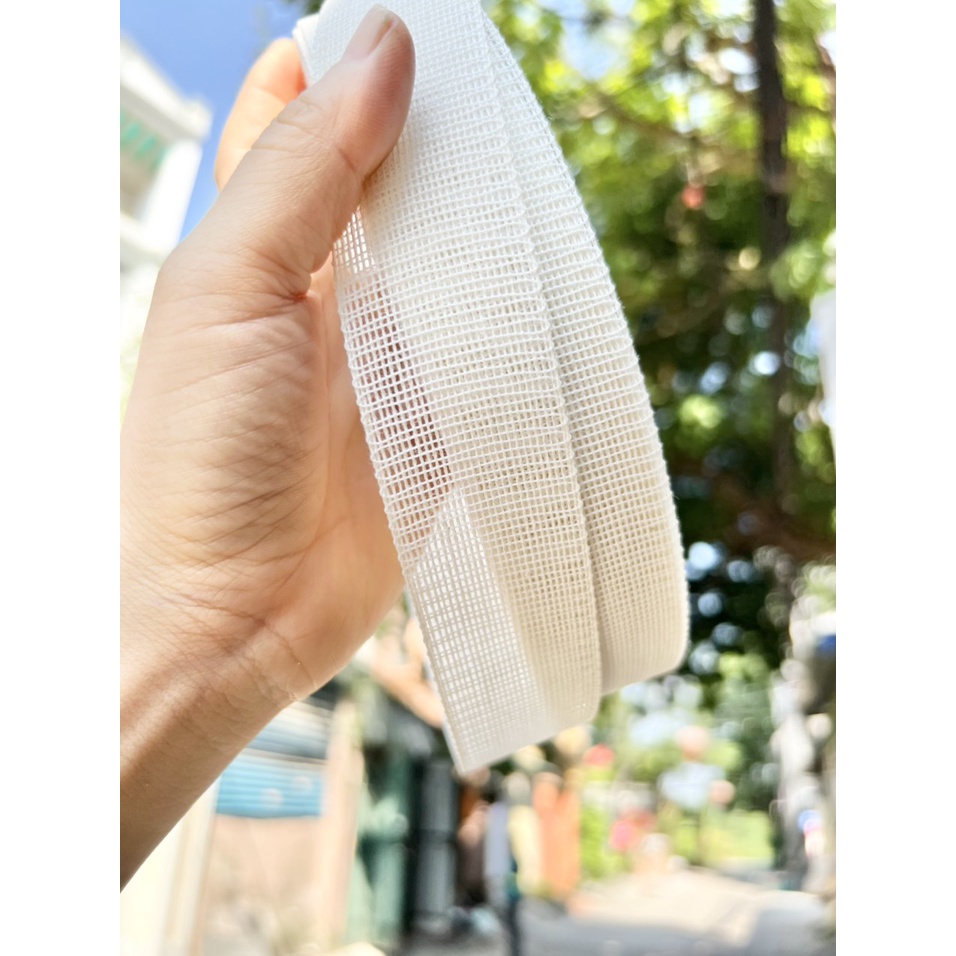 Dây viền, Dây lưới hỗ trợ may cuốn lai, cuốn tà áo, cuốn may lai siêu đẹp bản rộng 3.6cm dùng trong nghành may