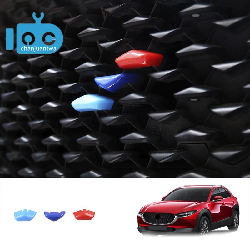 Set 3 Miếng Dán Trang Trí Lưới Tản Nhiệt Phía Trước Xe Hơi mazda cx-30 cx30 2022 +