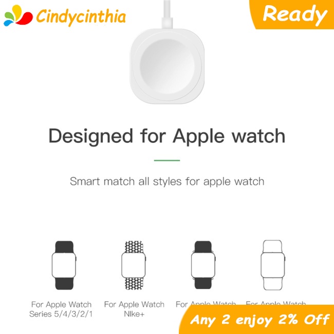 Cny Đế Sạc Từ Tính Không Dây Cho Đồng Hồ Thông Minh iwatch