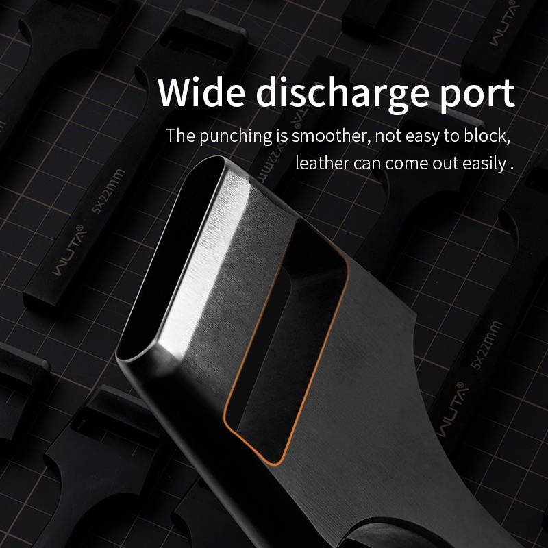 Wuta Dụng Cụ Đục Lỗ Thắt Lưng Da Hình oval