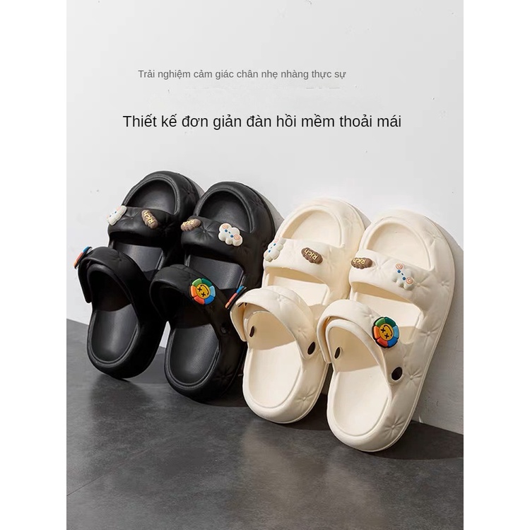 Dép sandal, Dép quai hậu đế Eva nhẹ chống nước nhanh khô tặng kèm Sticker