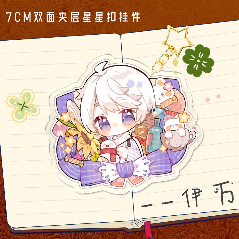 Móc khoá Anime Manga Axis Powers Hetalia Anime Keychain Women Wang Yao Ivan Arthur Acrylic Phụ kiện trang trí chibi cute