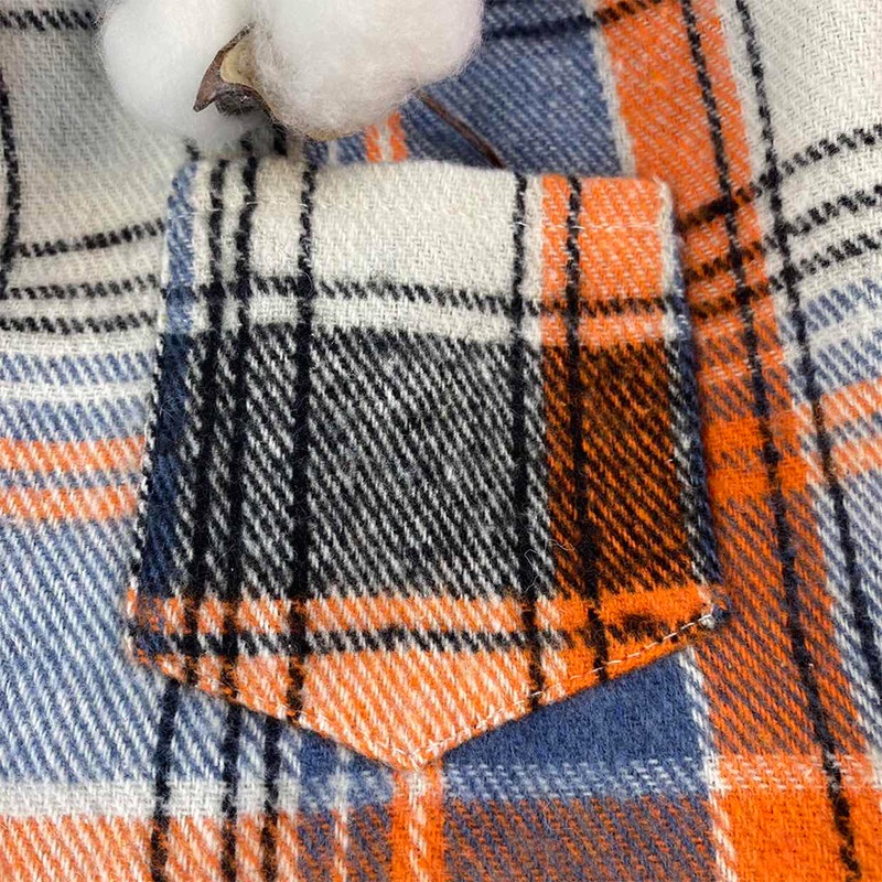 Catimini áo sơ mi trẻ em Áo sơ mi kẻ sọc bé trai mùa thu mới Có thể dùng làm áo khoác Có thể mặc như lớp bên trong