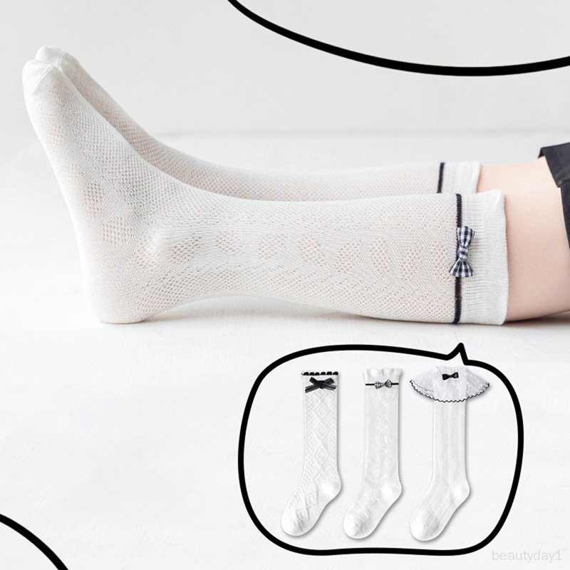 Vớ cotton Đính Nơ Mới Cho Bé Gái