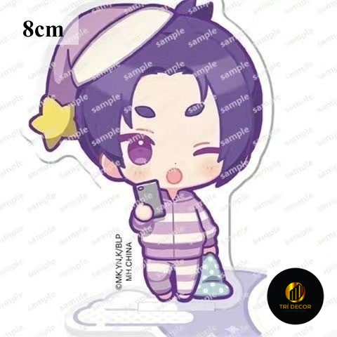 Standee mini BLUE LOCK ver CHÚC BÉ NGỦ NGON tượng acrylic anime mica chibi mô hình trang trí