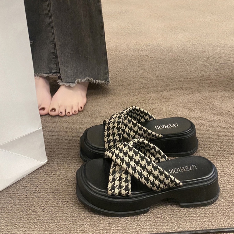 Dép Xỏ Ngón Đế Dày Thời Trang Mùa Hè Cho Nữ