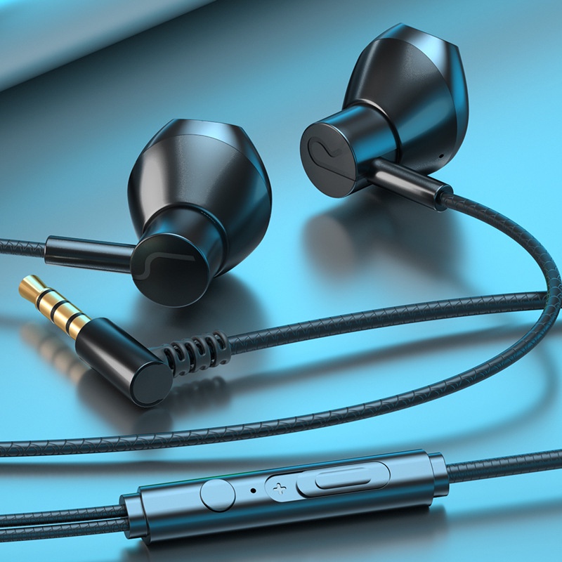 Tai Nghe Nhét Tai Có Dây Chống Ồn - Đầu cắm 3.5mm có micro - YKD