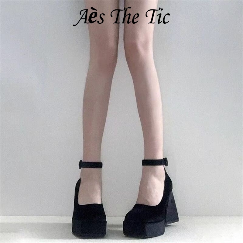 Aès  dép sandal nữ đế cao giày cao gót nữ đi chơi giày sandal cao gót mũi nhọn 2023NEW mẫu mới FSX2390XOR 37Z230913