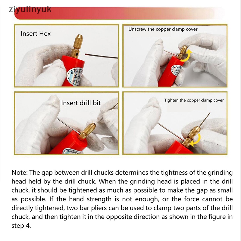 Ziyulinyuk Máy Khoan Điện Mini Cầm Tay Tiện Lợi