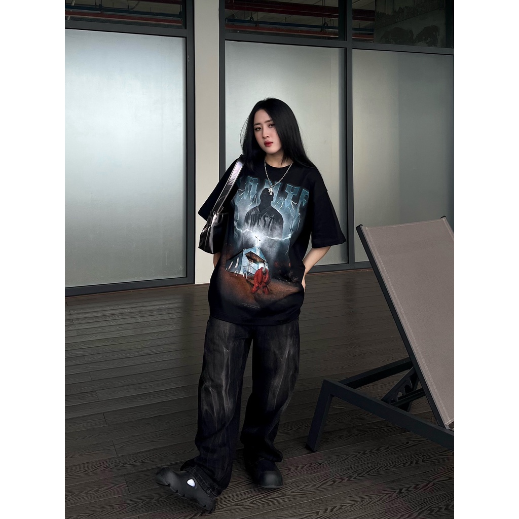 Áo thun Continuous - CTNS - KANYE WEST/ Black