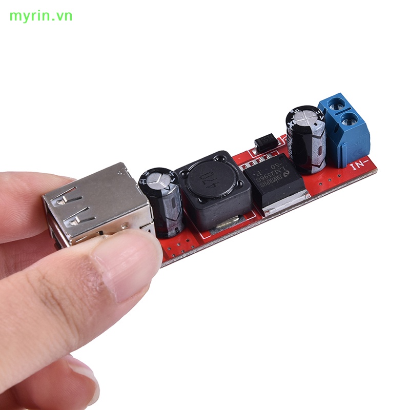 Mô Đun Hạ Áp dc-dc 6v-40v 12v Sang 5v 3a usb Kép lm2596 vn